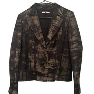 BASLER blazer Black and Bronze Women's Jacket women’s medium EUC
